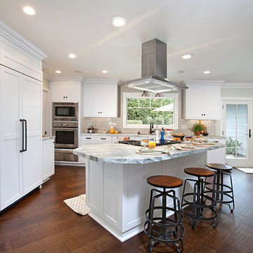 Family Centric Kitchen and Living Space