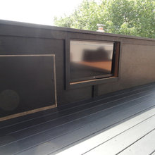 TV on patio