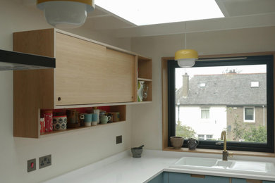 Contemporary kitchen in Edinburgh.