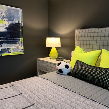 Boys Bedroom | Neon and Electric Blue