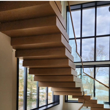 Box on Box Self Supporting Stairs with LED Lights