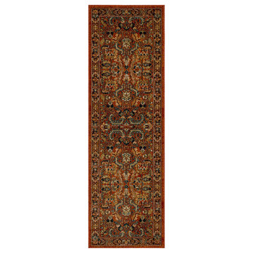 Mohawk Home Waller Red 2' 6" x 10' Area Rug