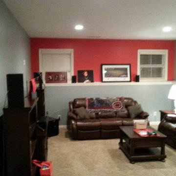 Ohio State room Before and After