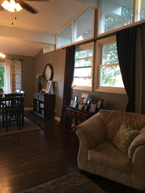 Space between dining room and living room