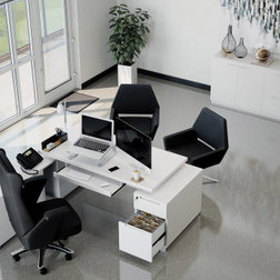 Contemporary Desks And Hutches by Zuri Furniture