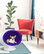 Retro Ball Chair Pet Bed, A Modern Design, Cozy, Luxury, White Fiberglass