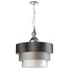 Schuller Sophia 3 Pendant Light, Chrome