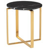 Chandler Gold Side Table