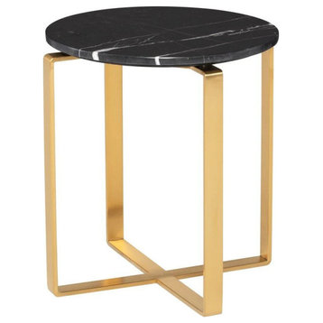 Chandler Gold Side Table