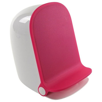 Pink Round Waste Bin With Pedal