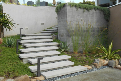 Example of a trendy exterior home design in San Diego