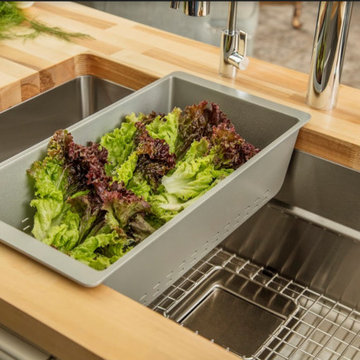 Pescara Stainless Steel Sinks and Faucets