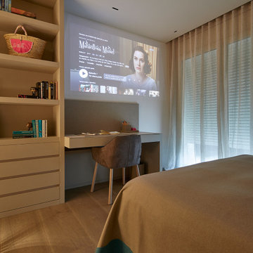 Dormitorio juvenil con proyector | Andrea Apartment