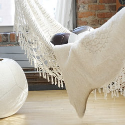 Lower Manhattan Loft - Queen Ottoman X, Medium Weighted Perisphere and Perispher - Floor Pillows And Poufs
