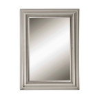 B Silver Leaf Stuart Silver Mirror