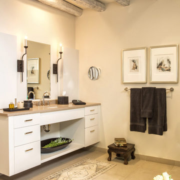 Rustic, Contemporary Master Bathroom