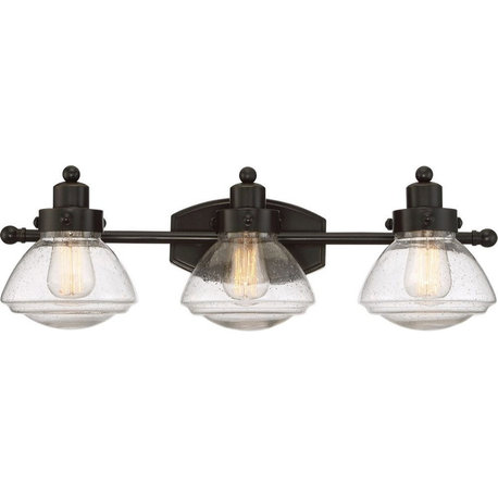 Quoizel Lighting - Scholar 3 Light Transitional Bath Vanity Approved for Damp