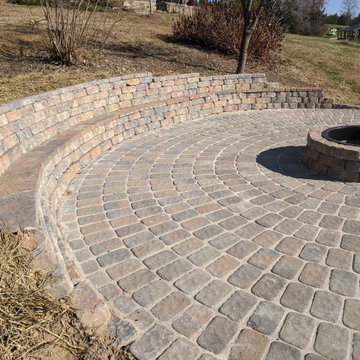 Gorgeous (Large) Lake View Fire Pit and Circular Patio