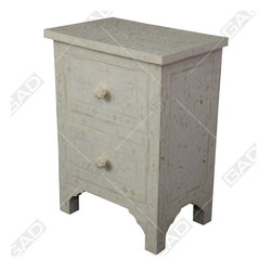 BONE INLAY 2 DRAWER CABINET - Furniture