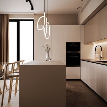 Bright Dining and Kitchen Area