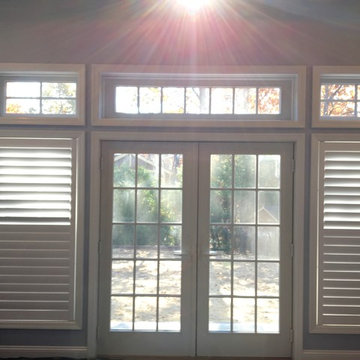 Living Room Plantation Shutters