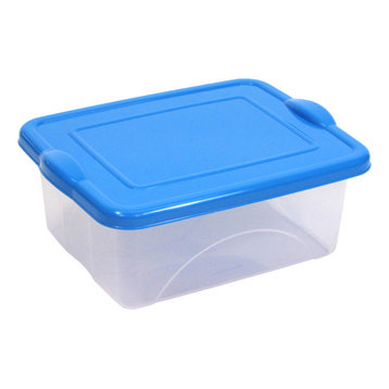 homz plastic wicker storage boxes with lid large