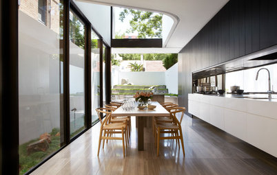 Houzz Tour: Sleek Addition With a Standout Stairway