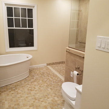 Traditional Large Shower & Tub Remodel