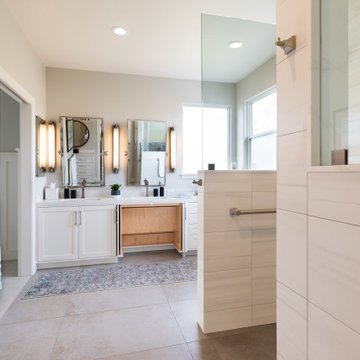 Mobility Friendly "Roll in" Vanity Cabinet
