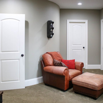 Basement Remodel with Kitchen, Theater Room, Popcorn Snack Bar and Bathroom