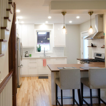 Stairs looking to Kitchen