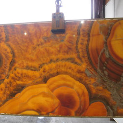 Arancione Onyx slab - Vanity Tops And Side Splashes