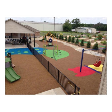 No Fault Safety Surface for residential and commercial playgrounds.