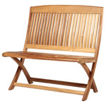 ARB Teak & Specialties - Teak Folding Bench Colorado - Solid, sturdy and comfortable, the 100% natural grade A teak wood Colorado folding bench designed by ARB Teak will warm up the look and feel of your indoor or outdoor living space, in addition to providing ample seating.