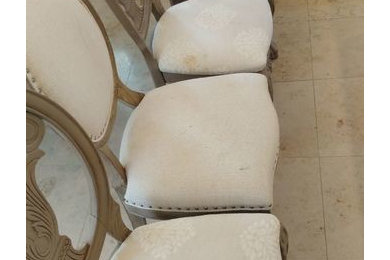 Before & After Upholstery Cleaning in Keller, TX