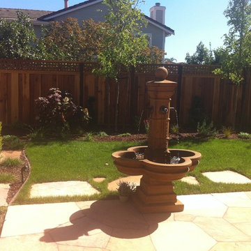 Private garden from Lawn Reduction