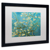 Vincent van Gogh 'Almond Branches In Bloom 1890', White Mat, Black Frame, 16x20"