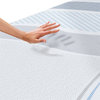 CorLiving 5" Twin/Single Memory Foam Mattress - White Fabric