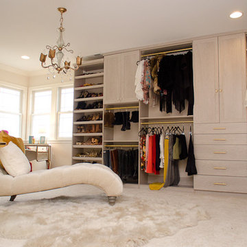 Luxurious Transitional Closet