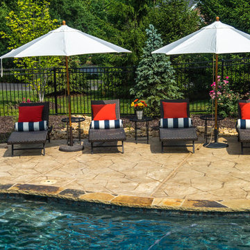 Town & Country MO- Pool and Waterfall