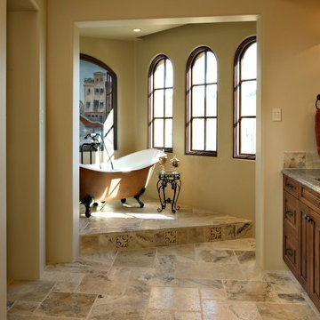 Luxury Castle Hideaway Master Bathroom