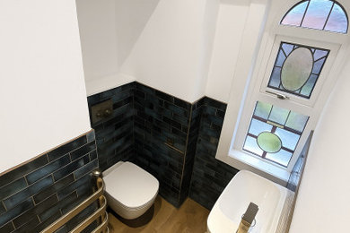 Inspiration for a contemporary cloakroom in Glasgow.