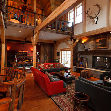 Gambrel Roofed Waterfront Farmhouse