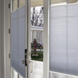 French Door Light Filtering Cellular Shades - Cellular Shades