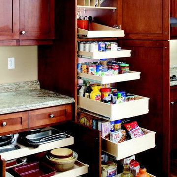 Slide Out Pantry Shelving