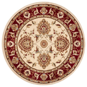 Well Woven Timeless Abbasi Traditional Oriental Ivory Area Rug 7'10" Round