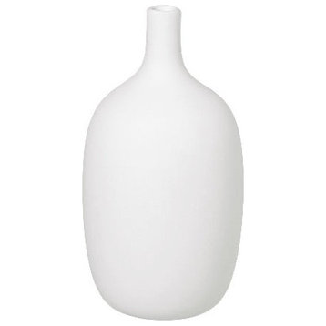 Ceola Vase Ceramic 4X8, White