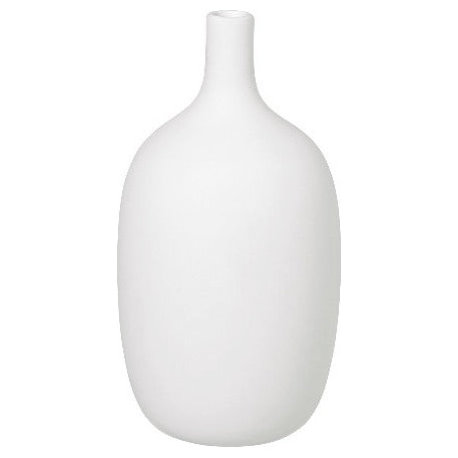 Ceola Vase Ceramic 4X8, White