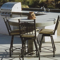WROUGHT IRON BARSTOOLS - Furniture