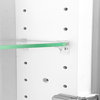 Gables Slab Panel Frameless Recessed Bathroom Medicine Cabinet 14x28, Primed Gra
